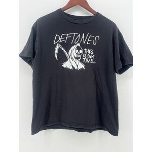 Deftones This Is Our Time Grim Reaper Graphic T Shirt Black